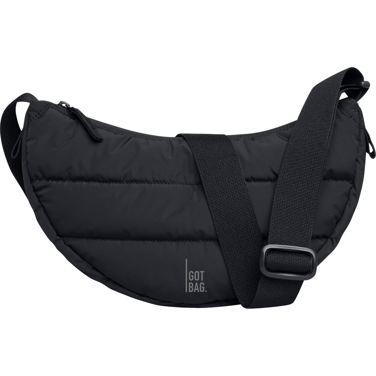 Got Bag Puffer Moon Bag Small Monochrome Black