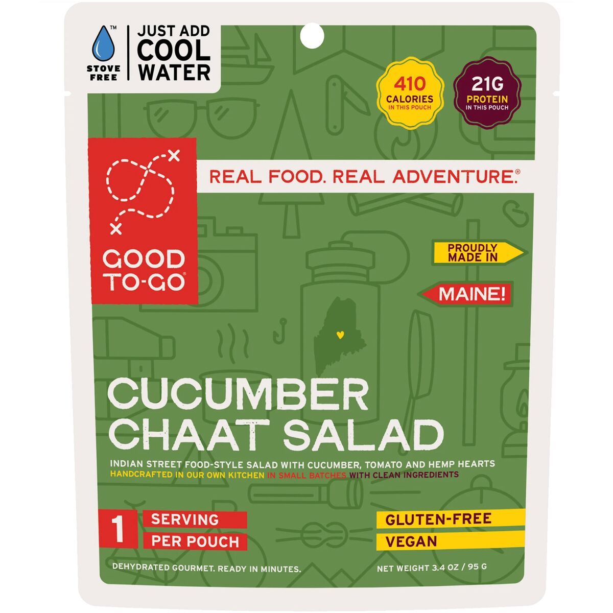 Image of Good To-Go Cucumber Chaat Salad - 1-Serving One Color, One Size