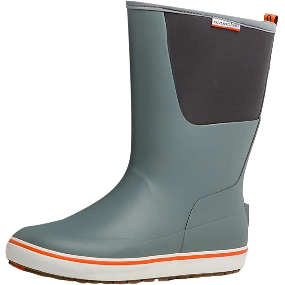 Grundens 12in Deck Boot - Men's Monument Grey, 8.0