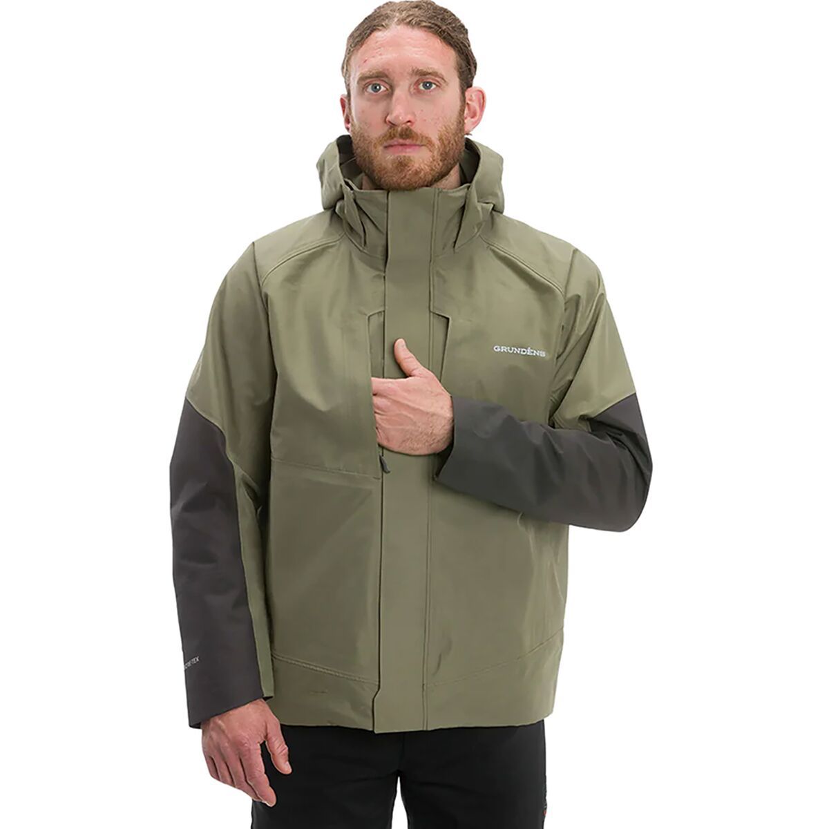 Grundens Buoy X GORE-TEX Jacket - Men's Deep Lichen Green, L