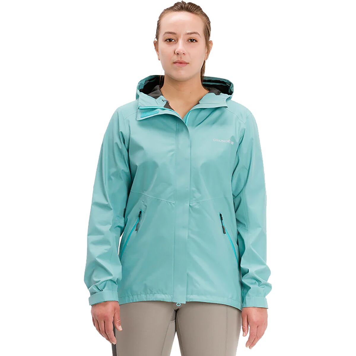 Grundens Charter Gore-Tex Jacket - Women's Aqua Sea, L