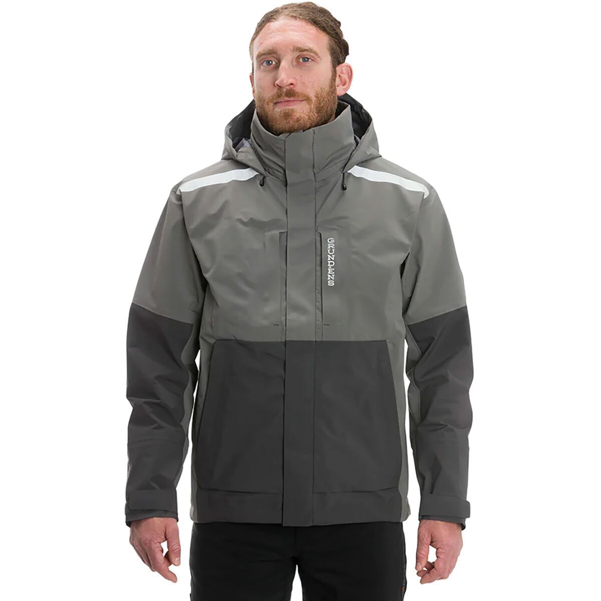 Image of Grundens Gambler Gore-Tex Jacket - Men's Charcoal, M