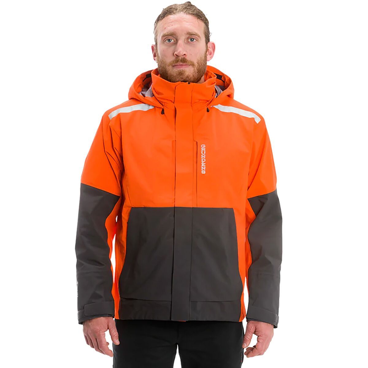Grundens Gambler Gore-Tex Jacket - Men's Red Orange, S