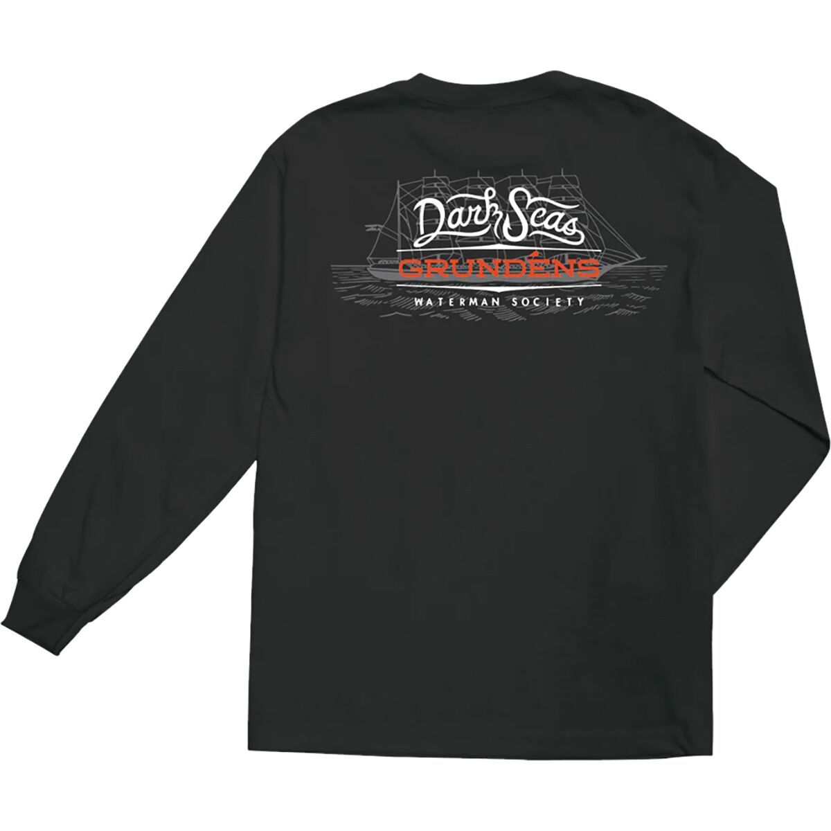 Grundens x Dark Seas Historic Long-Sleeve T-Shirt - Men's Black, XL