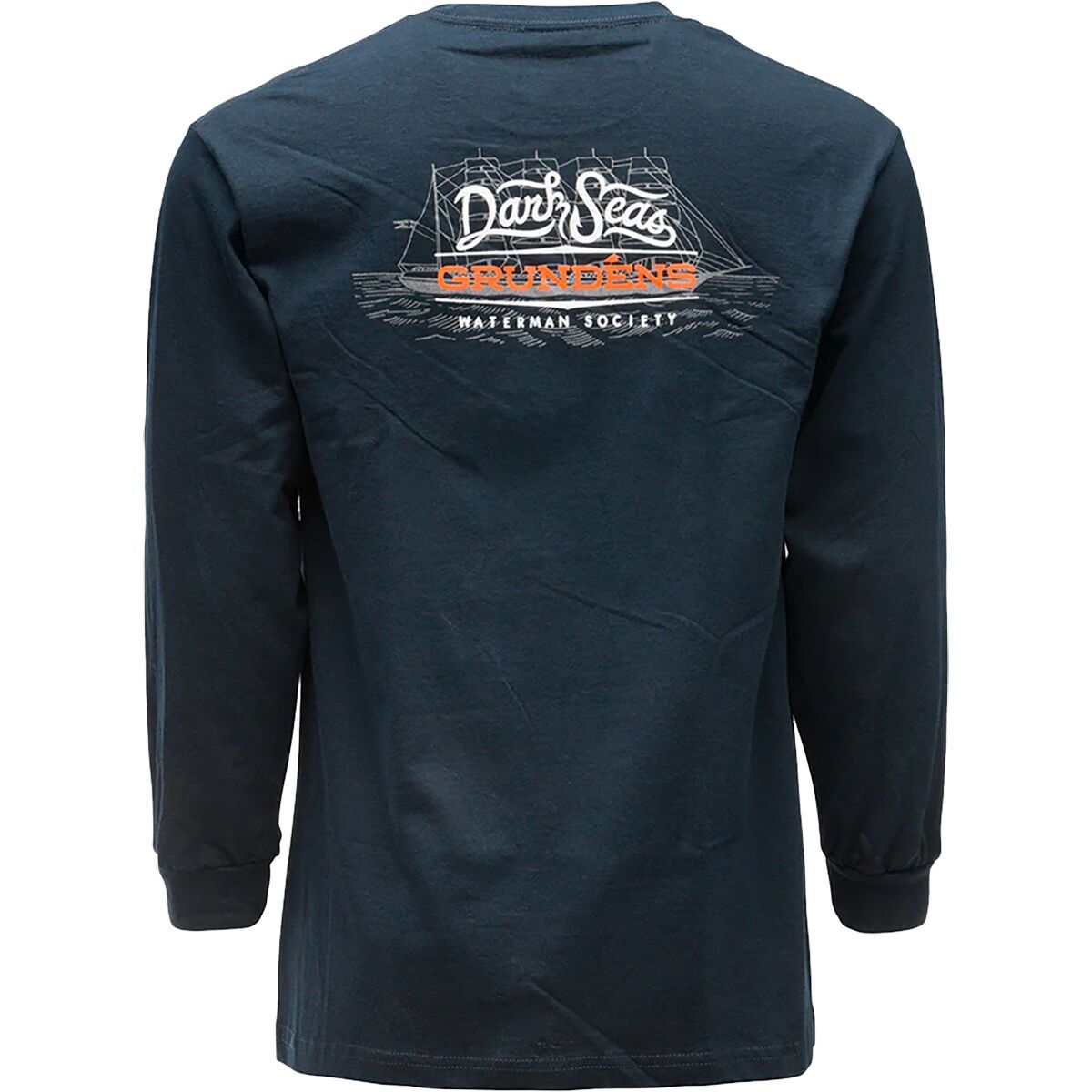 Grundens x Dark Seas Historic Long-Sleeve T-Shirt - Men's Navy, M