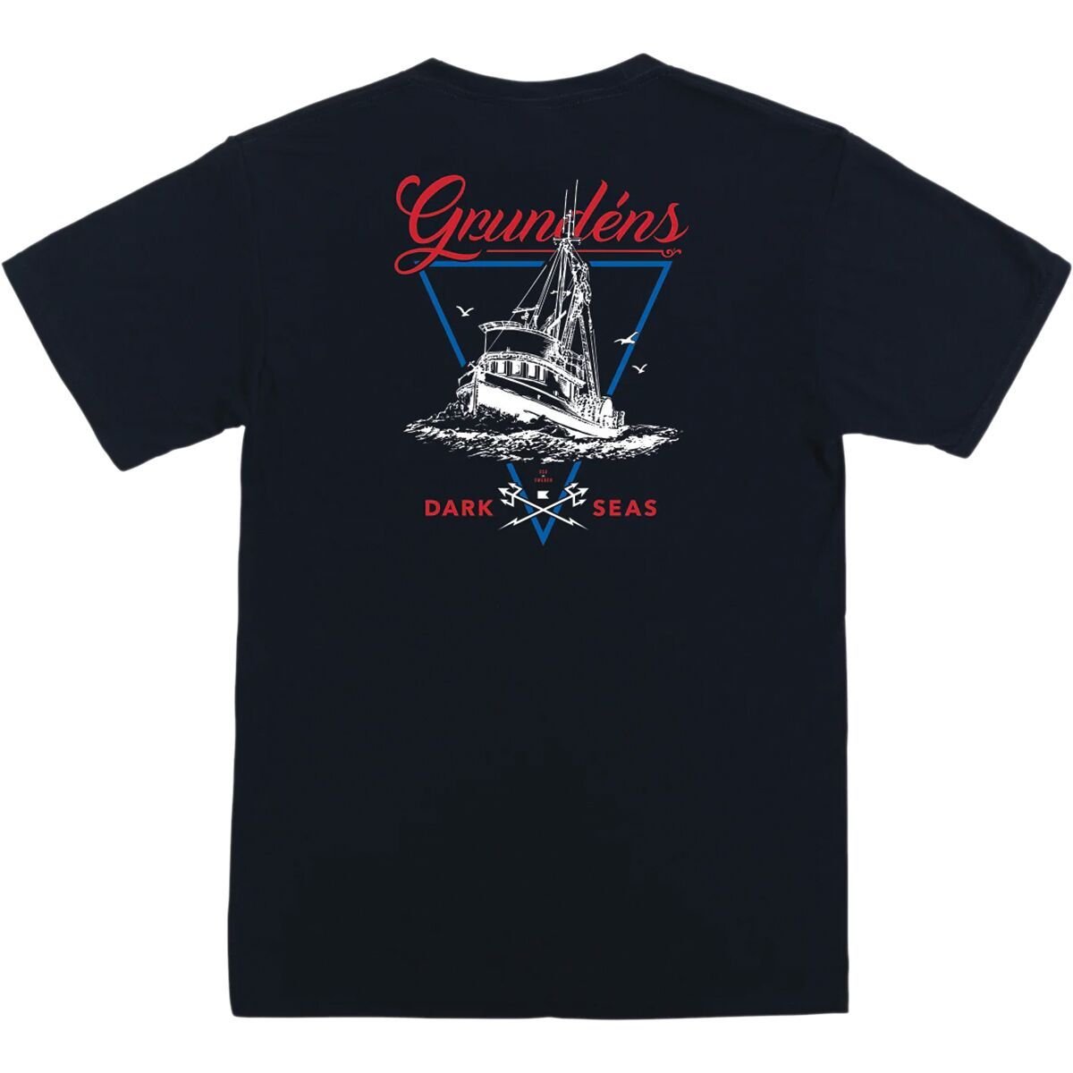 Grundens x Dark Seas Long Range T-Shirt - Men's Black, M
