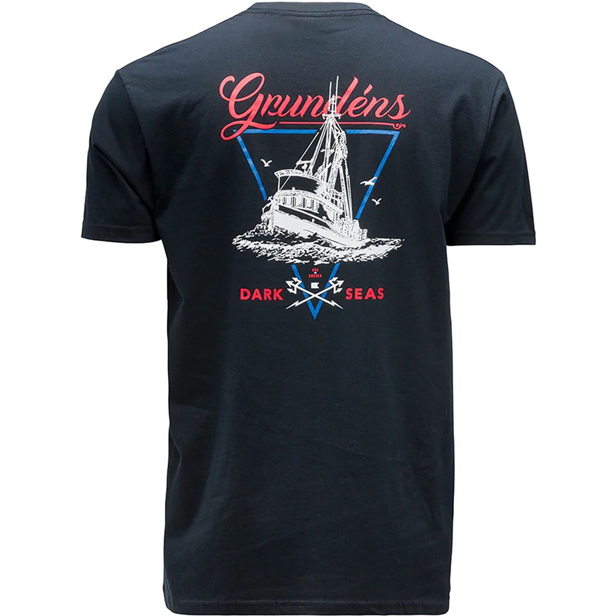 Grundens x Dark Seas Long Range T-Shirt - Men's Navy, L