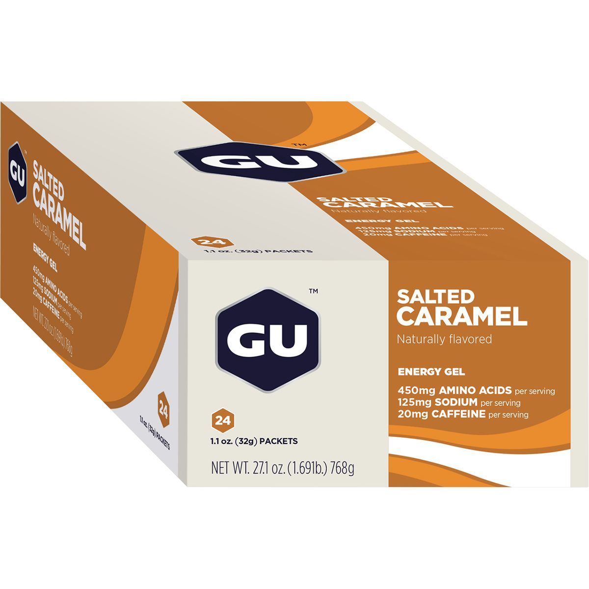 Image of GU Energy Gel - 24 Pack Salted Caramel, 24 PACK