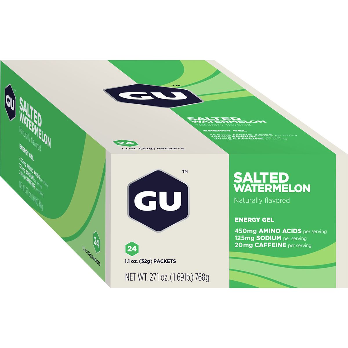 Image of GU Energy Gel - 24 Pack Salted Watermelon, 24 PACK