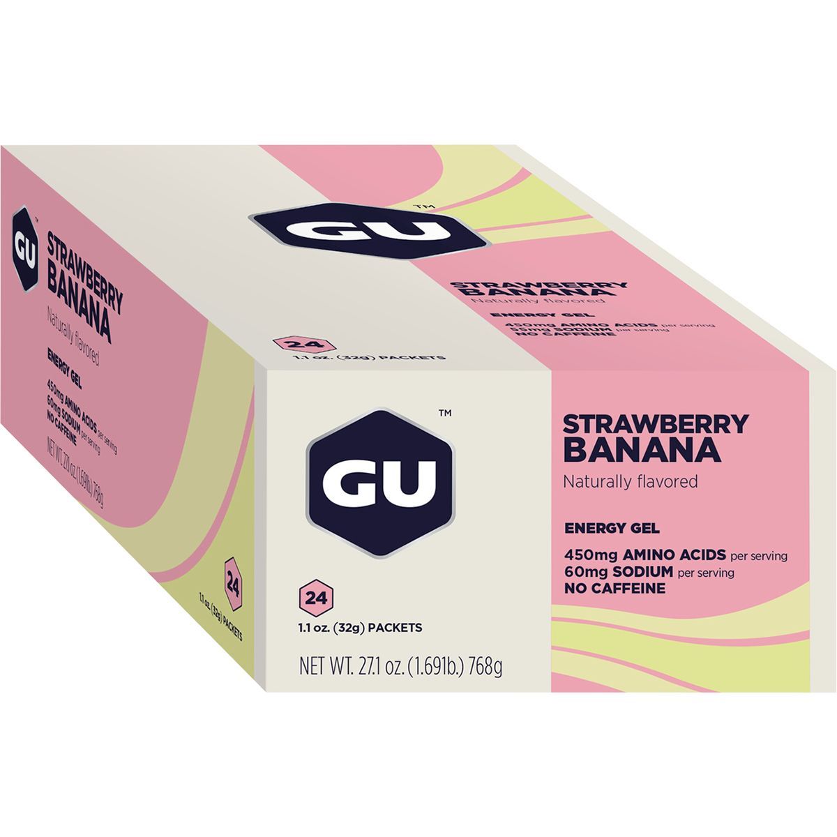 Image of GU Energy Gel - 24 Pack Strawberry Banana, 24 PACK