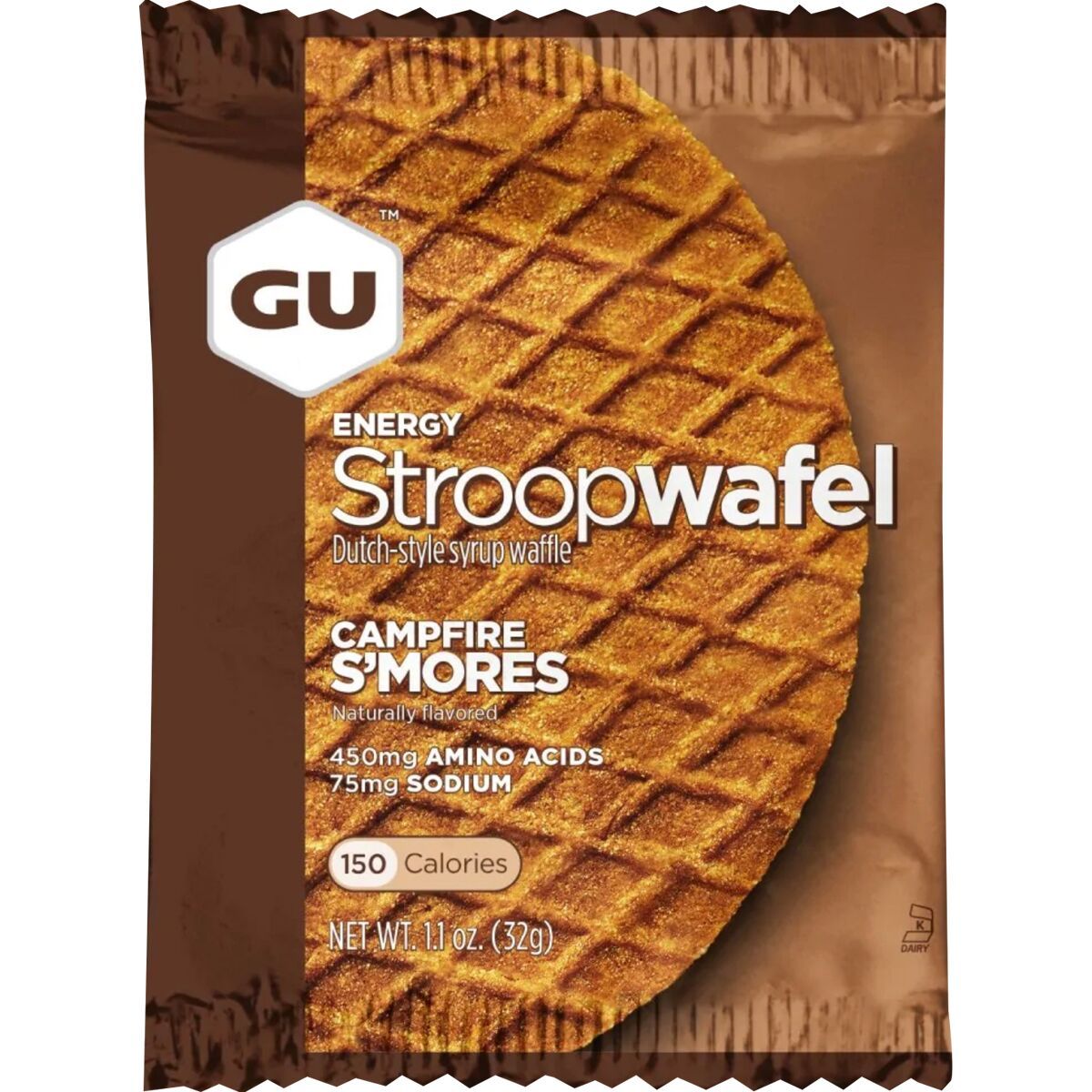 Image of GU Energy Stroopwafel - 16-Pack Campfire S'Mores, One Size