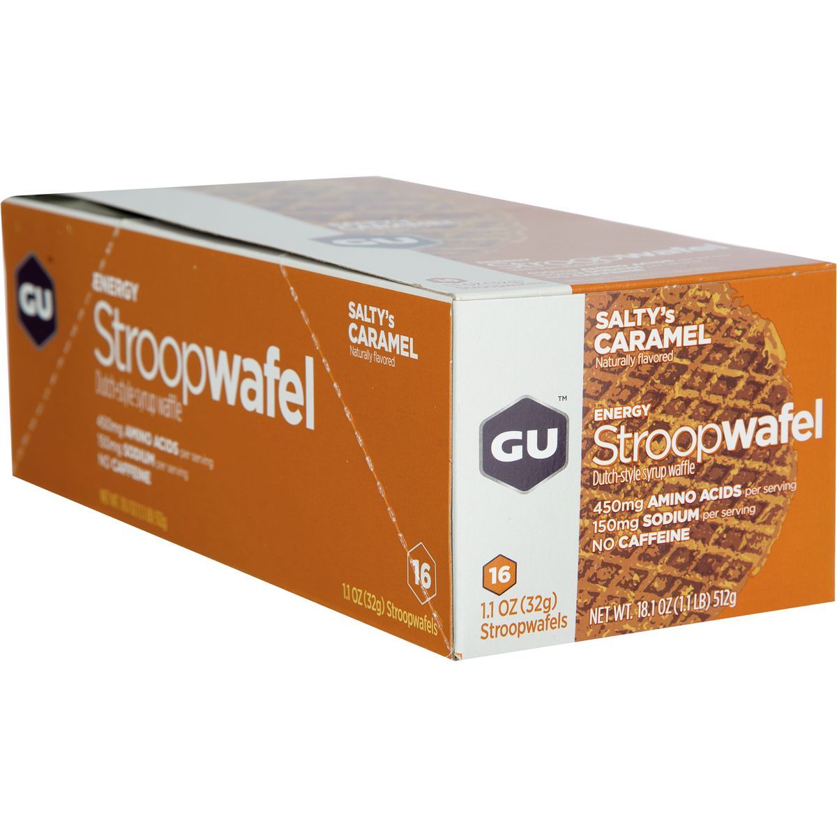 Image of GU Energy Stroopwafel - 16-Pack Salty's Caramel, One Size