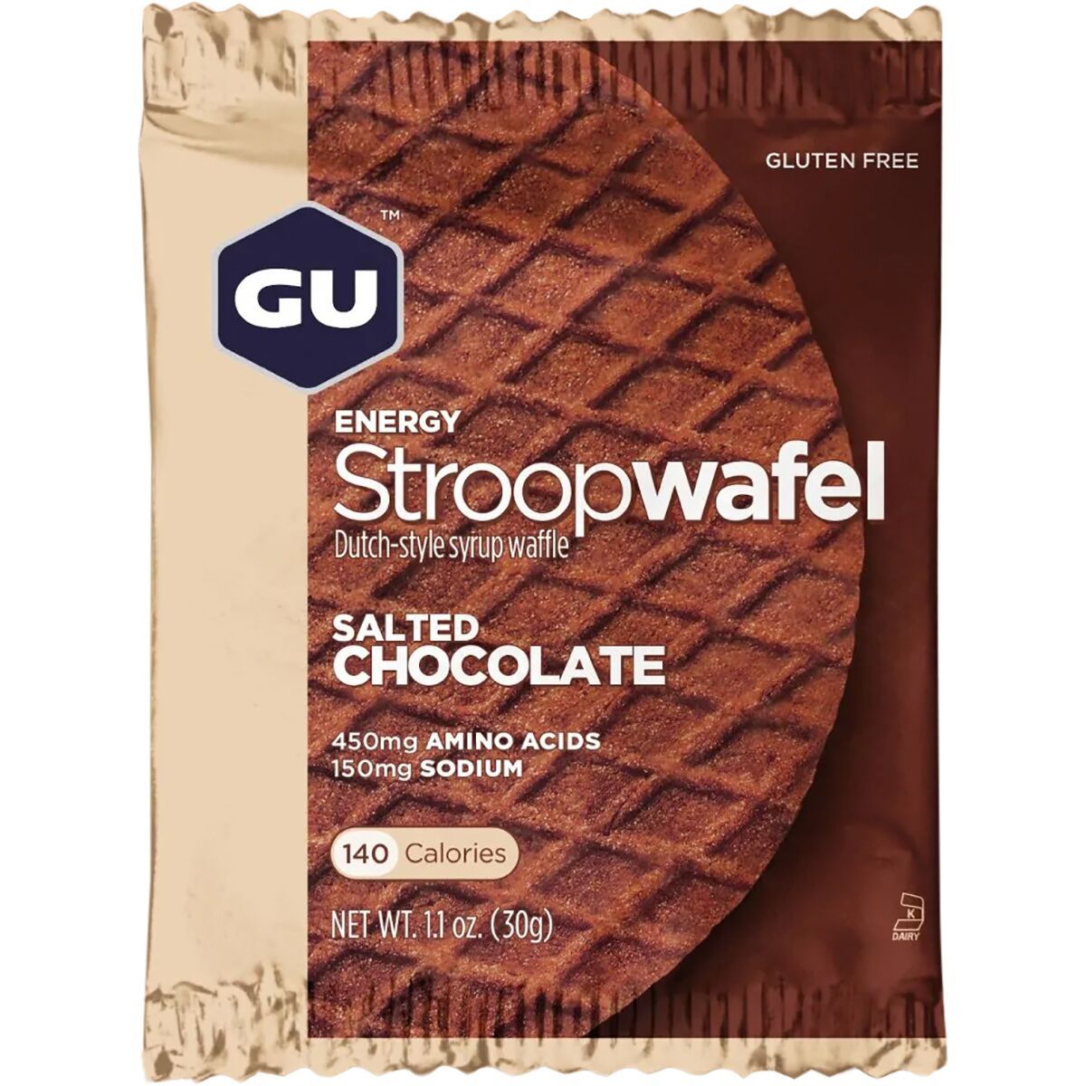 Image of GU Energy Stroopwafel - 16-Pack Salted Chocolate, One Size