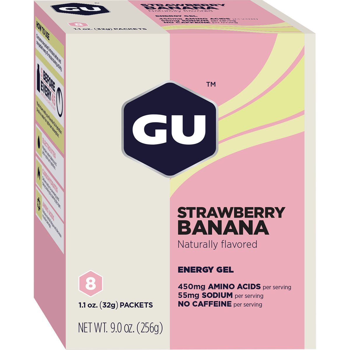 GU Energy Gel - 8-Pack Strawberry Banana