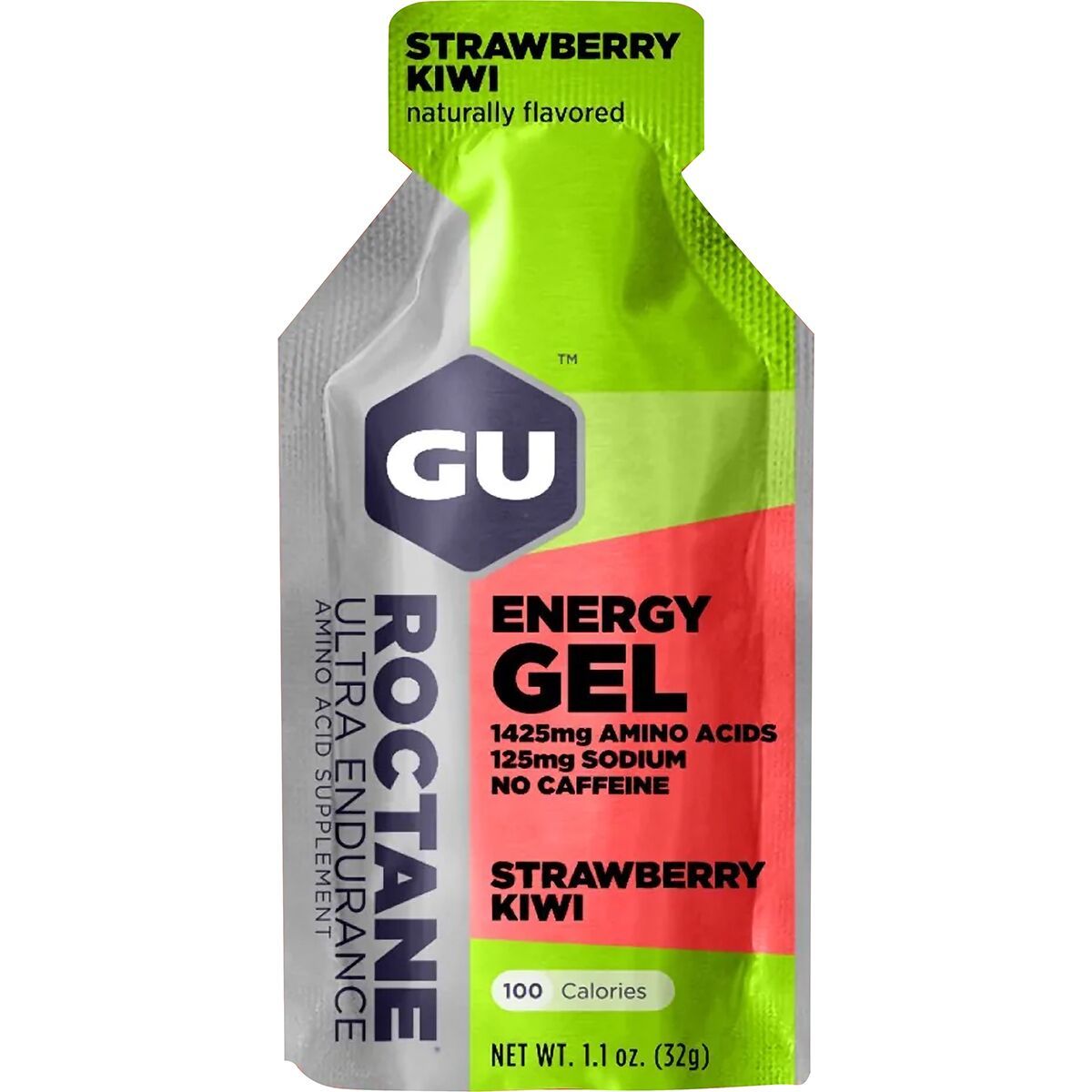 Image of GU Roctane Energy Gel - 24 Pack Strawberry Kiwi, One Size