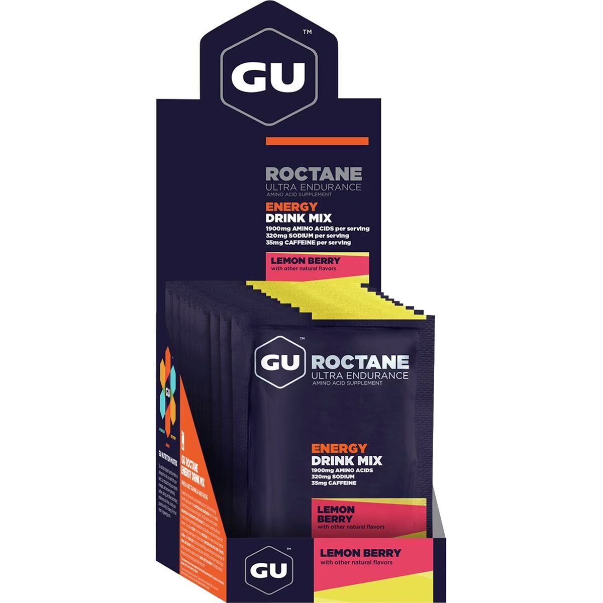 Image of GU Roctane Energy Drink - 10 Pack Lemon Berry, One Size