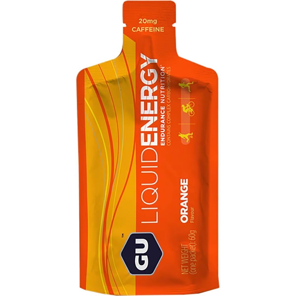 Image of GU Liquid Energy - 12-Pack Orange, One Size