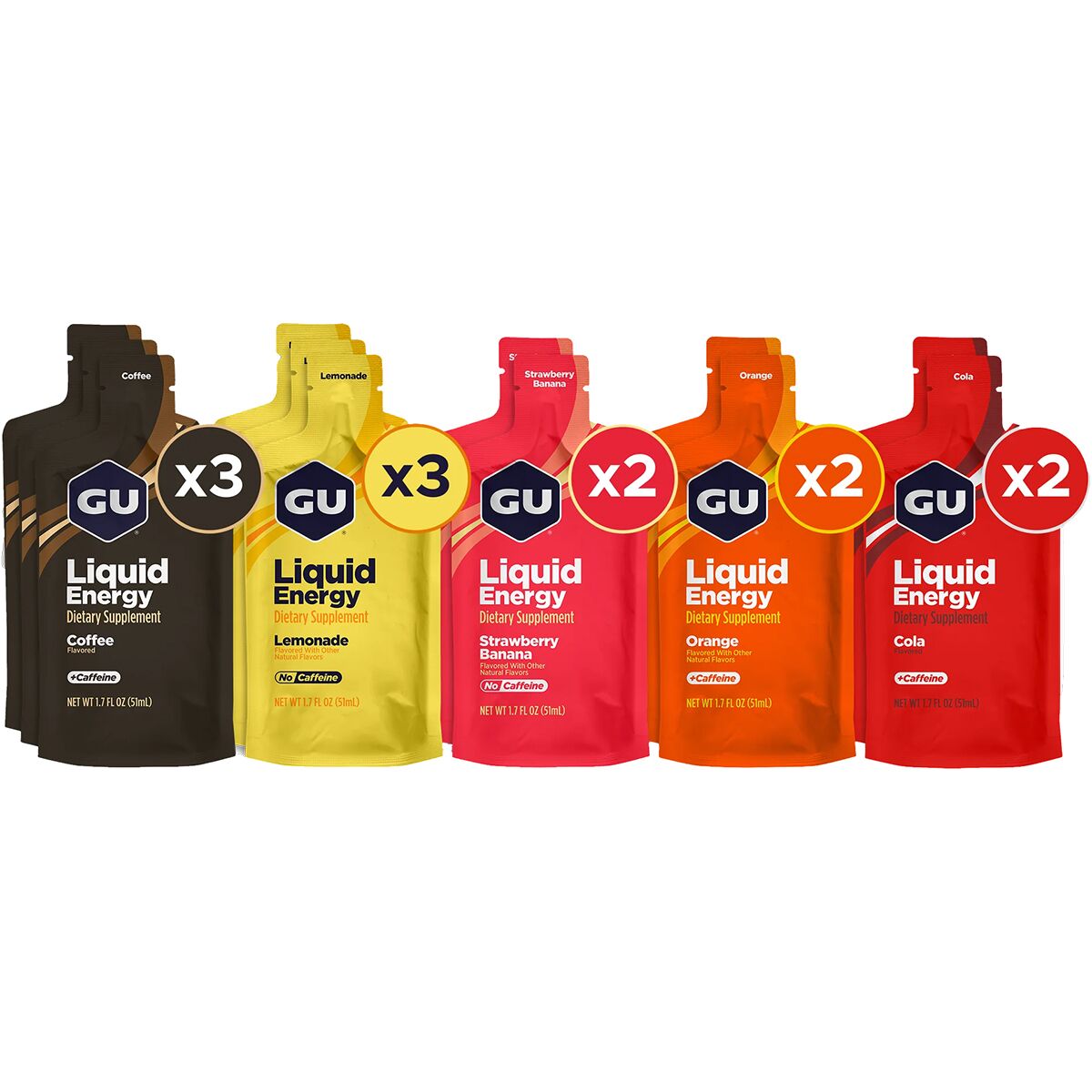 Image of GU Liquid Energy Mixed Box Variety, 12ct. Box