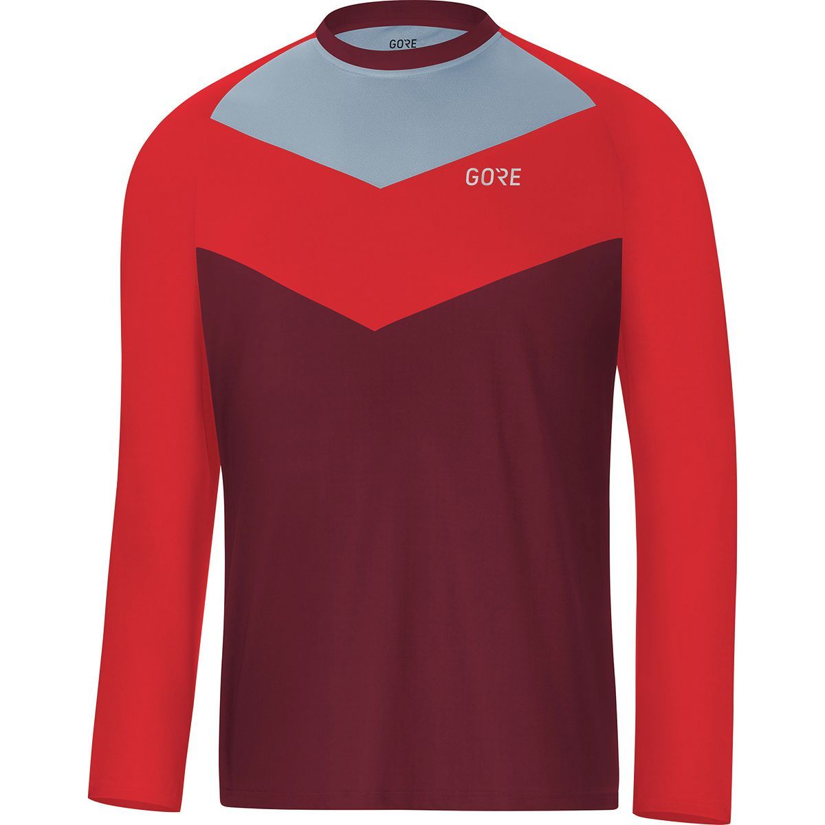 Download Gore Wear C5 Trail Long Sleeve Jersey Mens GWR0013 CHERD L