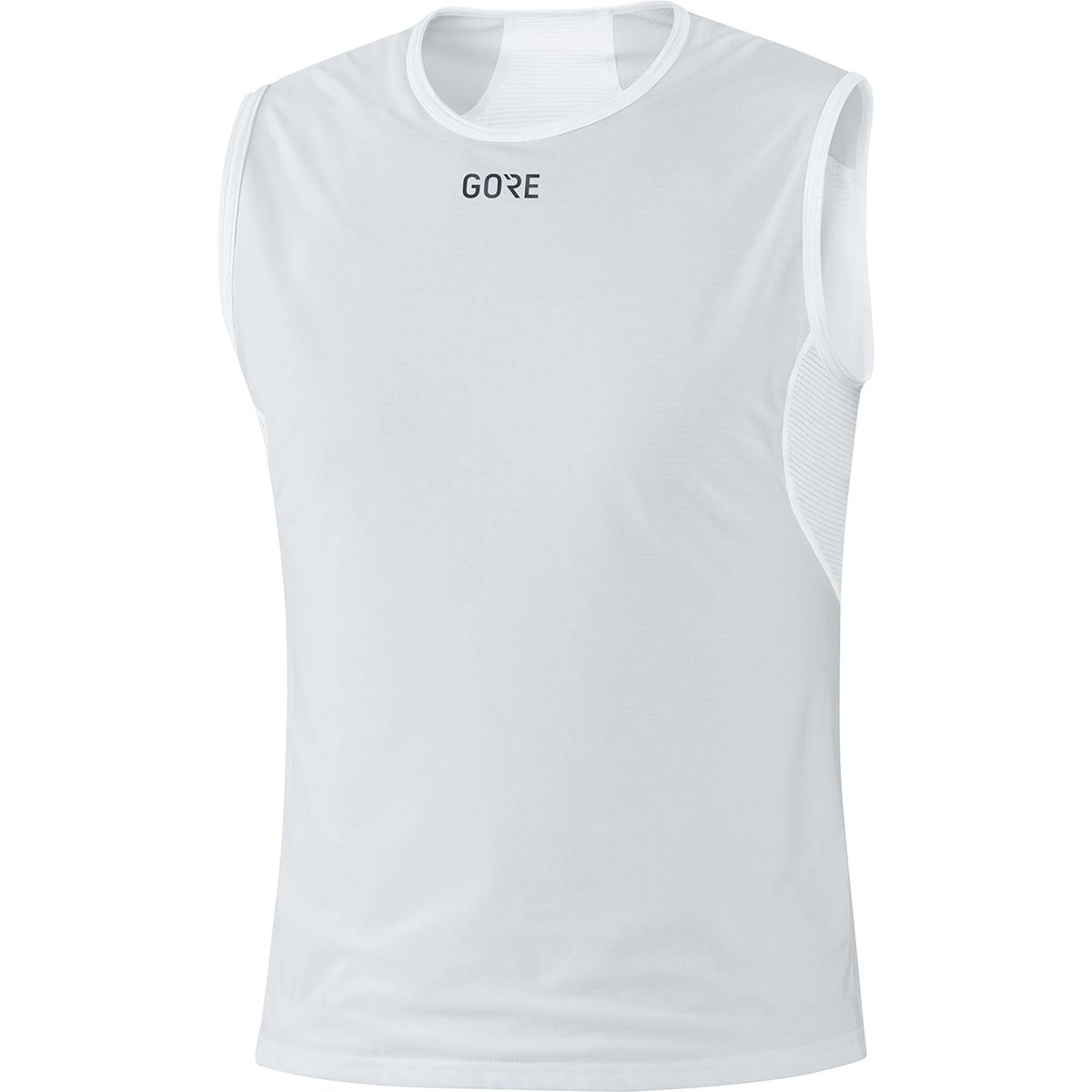 Image of GOREWEAR Windstopper Base Layer Sleeveless Shirt - Men's Light Grey/White, US S/EU M