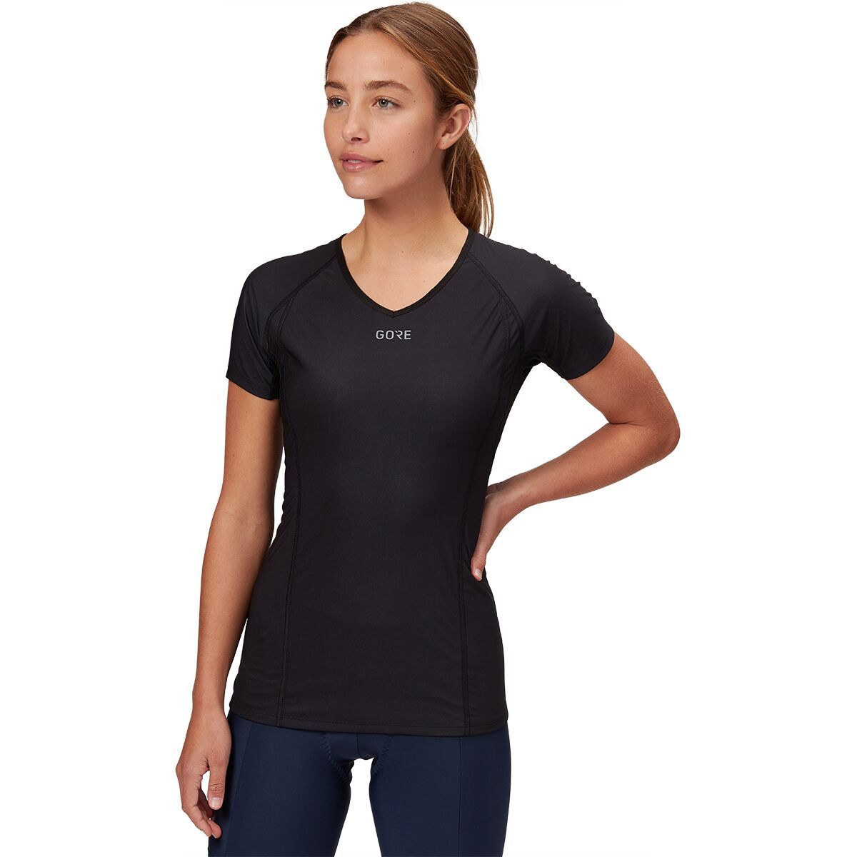 Image of GOREWEAR Windstopper Base Layer Shirt - Women's Black, XL/16-18