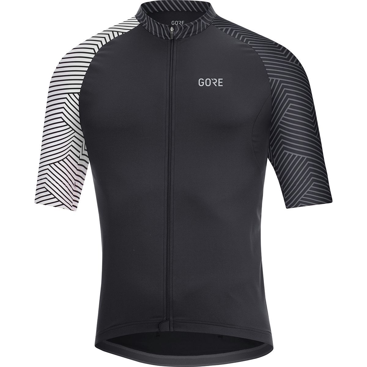 Image of GOREWEAR C5 Optiline Jersey - Men's Black/White, US XS/EU S
