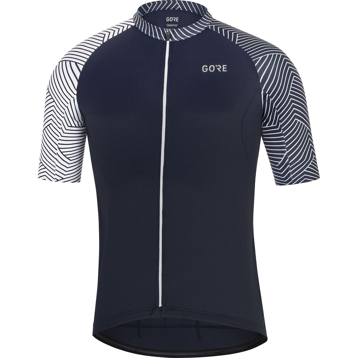 Image of GOREWEAR C5 Optiline Jersey - Men's Orbit Blue/White, US XS/EU S