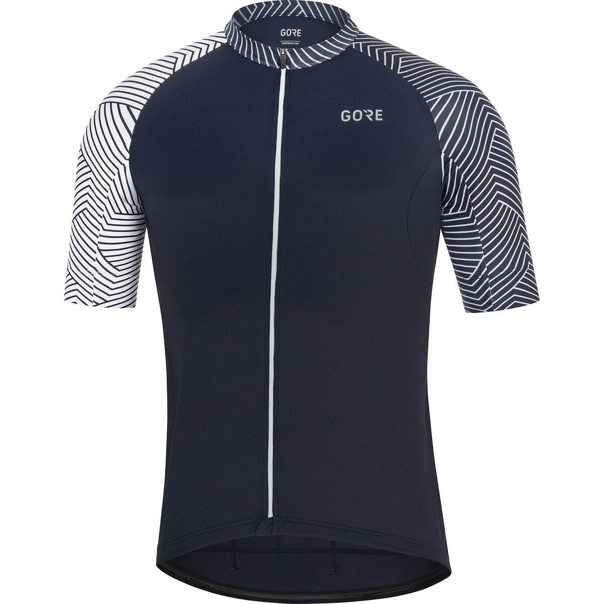 Image of GOREWEAR C5 Optiline Jersey - Men's Orbit Blue/White, US M/EU L