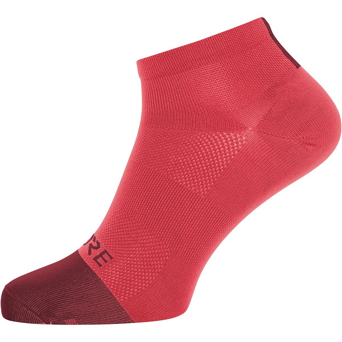 GOREWEAR Light Short Sock Hibiscus Pink/Chestnut Red, 10.5-12.0