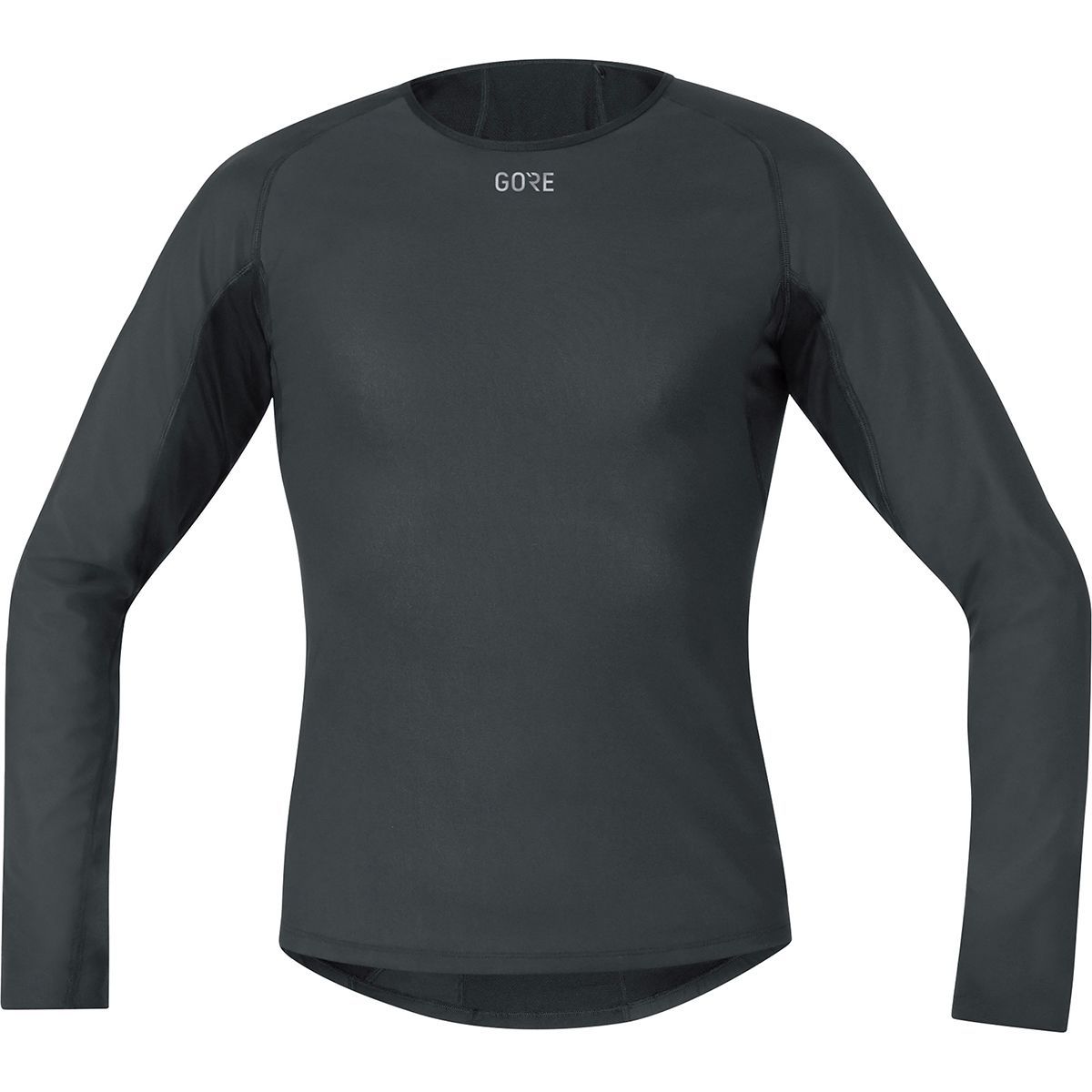 Image of GOREWEAR Windstopper Base Layer Thermo Long-Sleeve Shirt - Men's Black, US S/EU M