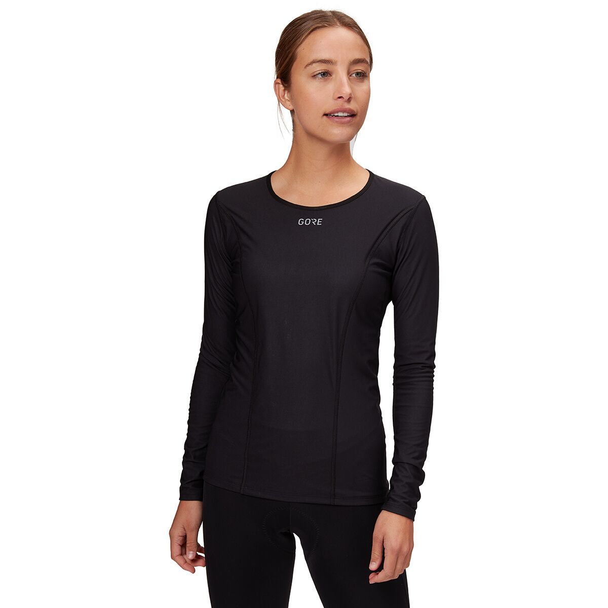 Image of GOREWEAR Windstopper Base Layer Thermo Long-Sleeve Shirt - Women's Black, L/12-14