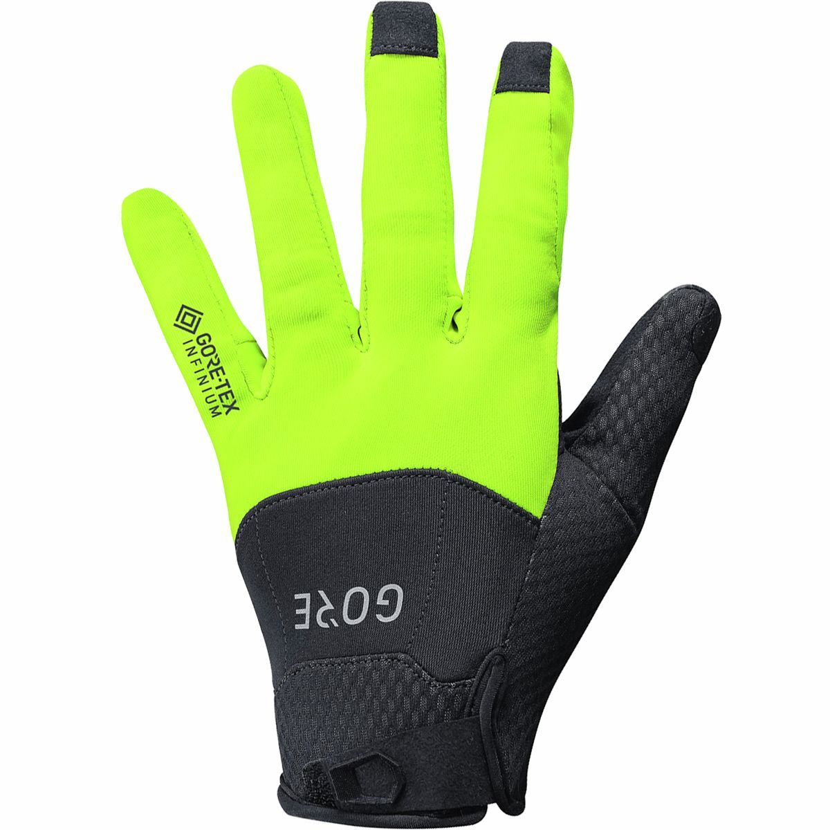 Image of GOREWEAR C5 GORE-TEX INFINIUM Glove - Men's Black/Neon Yellow, XXL