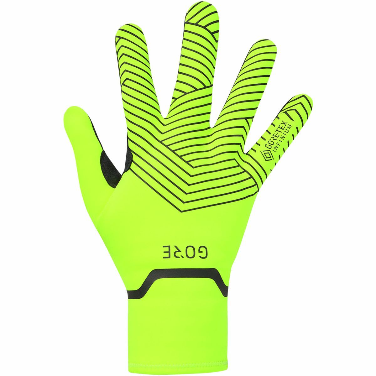 Image of GOREWEAR C3 GORE-TEX INFINIUM Stretch Mid Glove - Men's Neon Yellow/Black, L