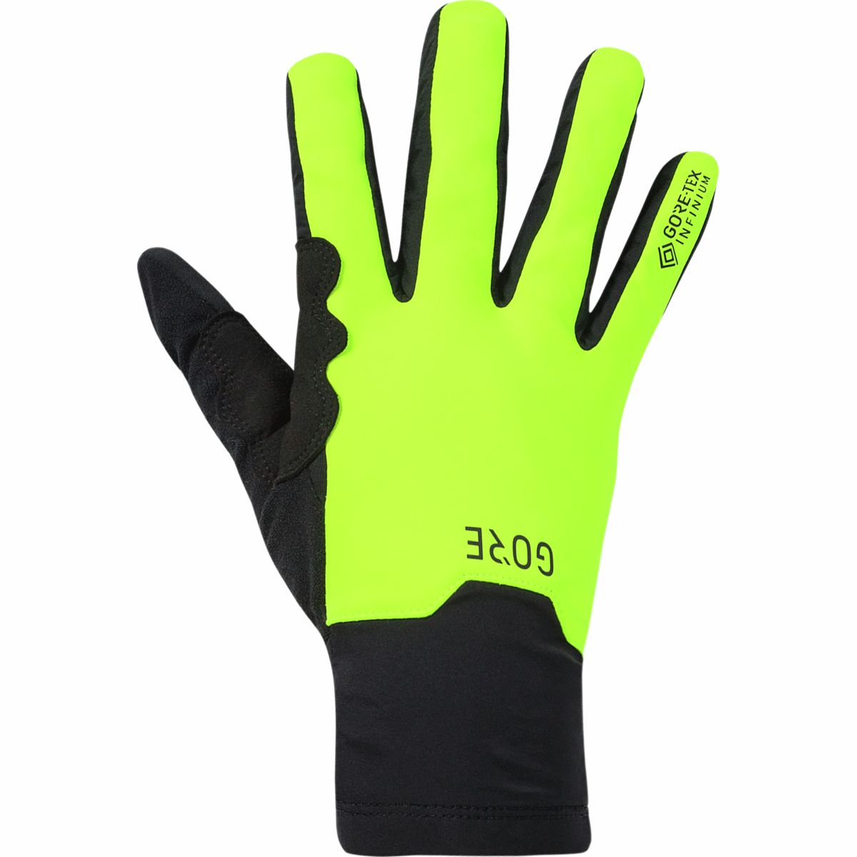 Image of GOREWEAR GORE-TEX INFINIUM Mid Glove - Men's Black/Neon Yellow, L