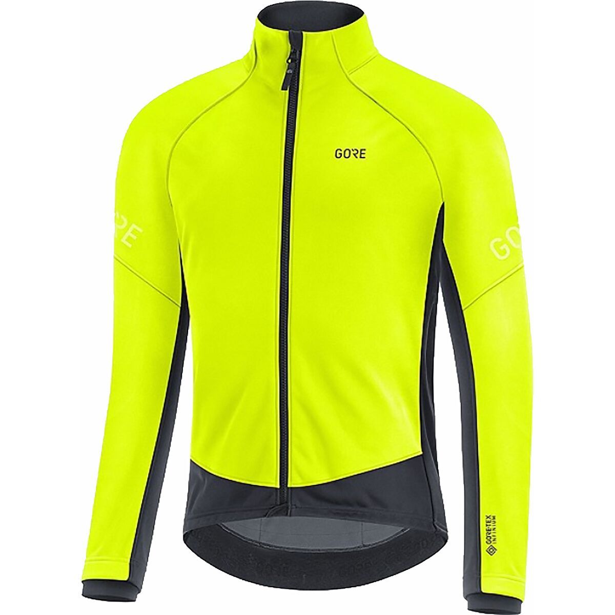 Image of GOREWEAR C3 GORE-TEX INFINIUM Thermo Jacket - Men's Neon Yellow/Black, US L/EU XL