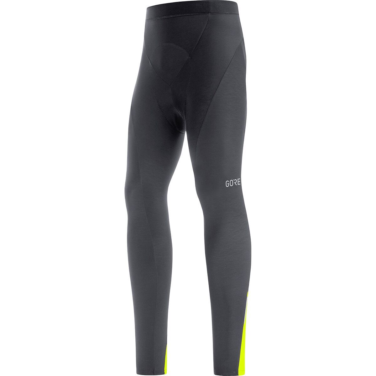 Image of GOREWEAR C3 Thermo Tights+ - Men's Black/Neon Yellow, US XL/EU XXL