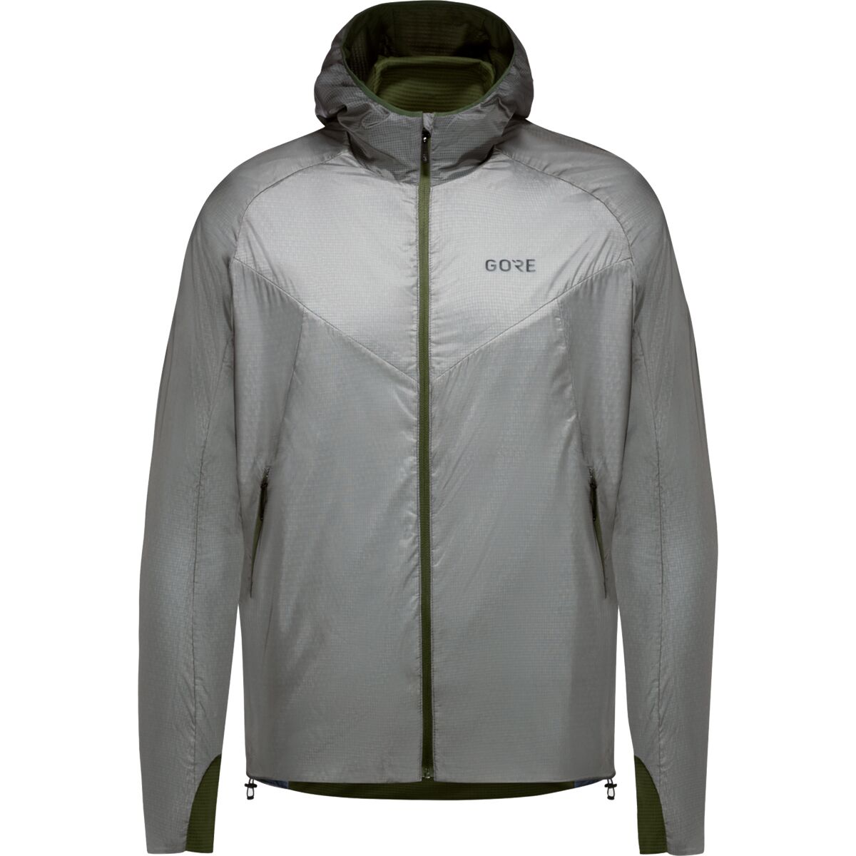 Image of GOREWEAR R5 GORE-TEX INFINIUM Insulated Jacket - Men's Lab Gray/Utility Green, US S/EU M