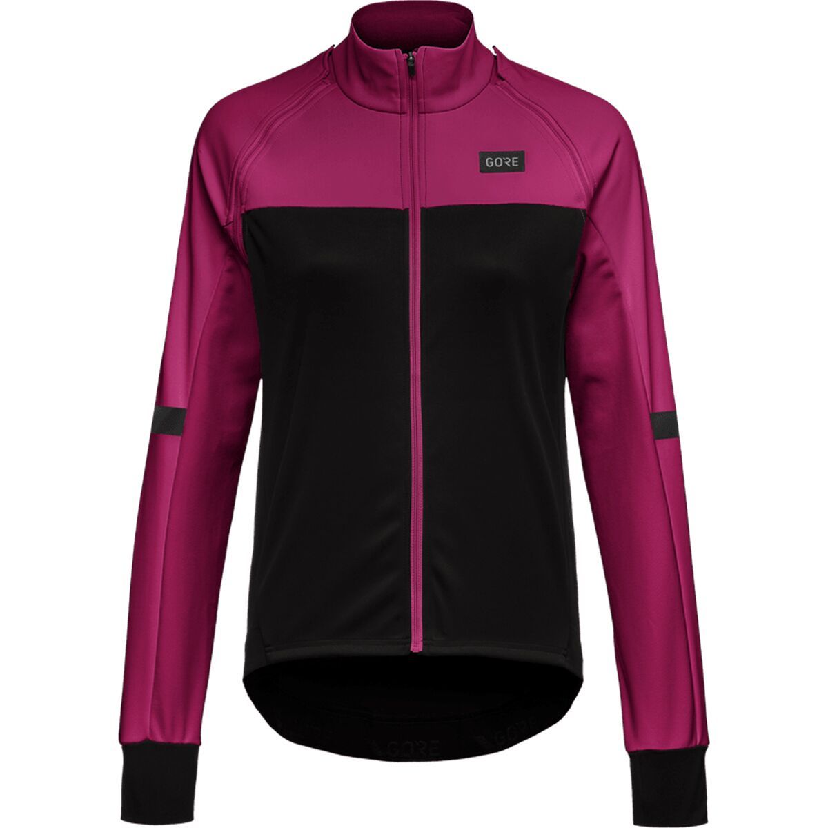 Image of GOREWEAR Phantom Cycling Jacket - Women's Black/Process Purple, S/4-6