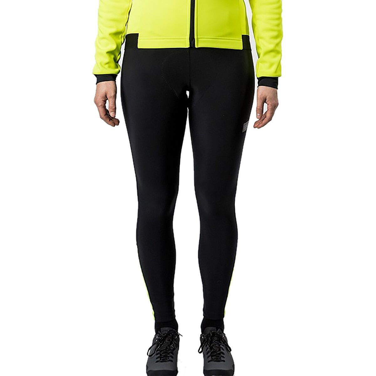 Image of GOREWEAR Progress Thermo Tights+ - Women's Black/Neon Yellow, S/4-6