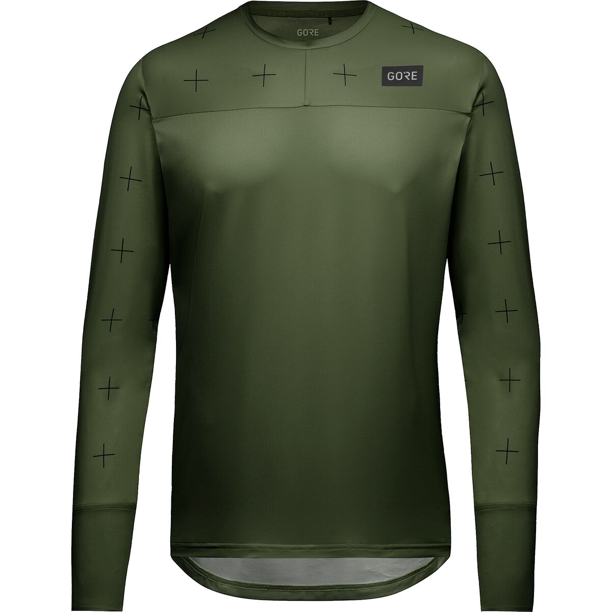 GOREWEAR GOREWEAR TrailKPR Daily Long-Sleeve Jersey - Men's Utility Green, US XS/EU S
