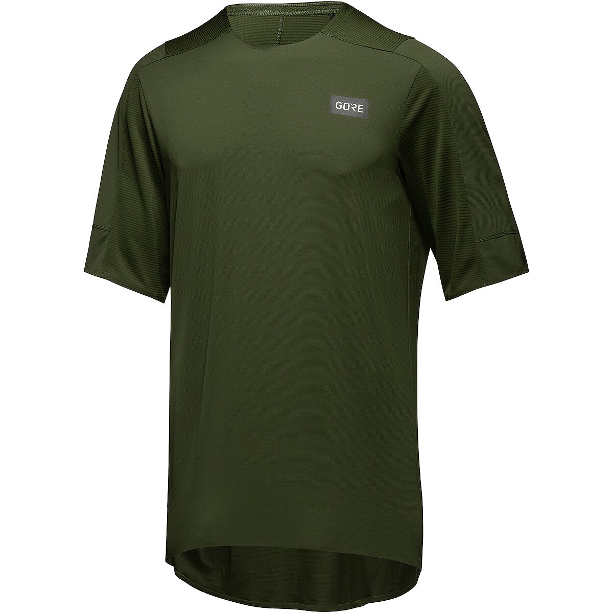 Image of GOREWEAR TrailKPR Tech Jersey - Men's Utility Green, US XS/EU S