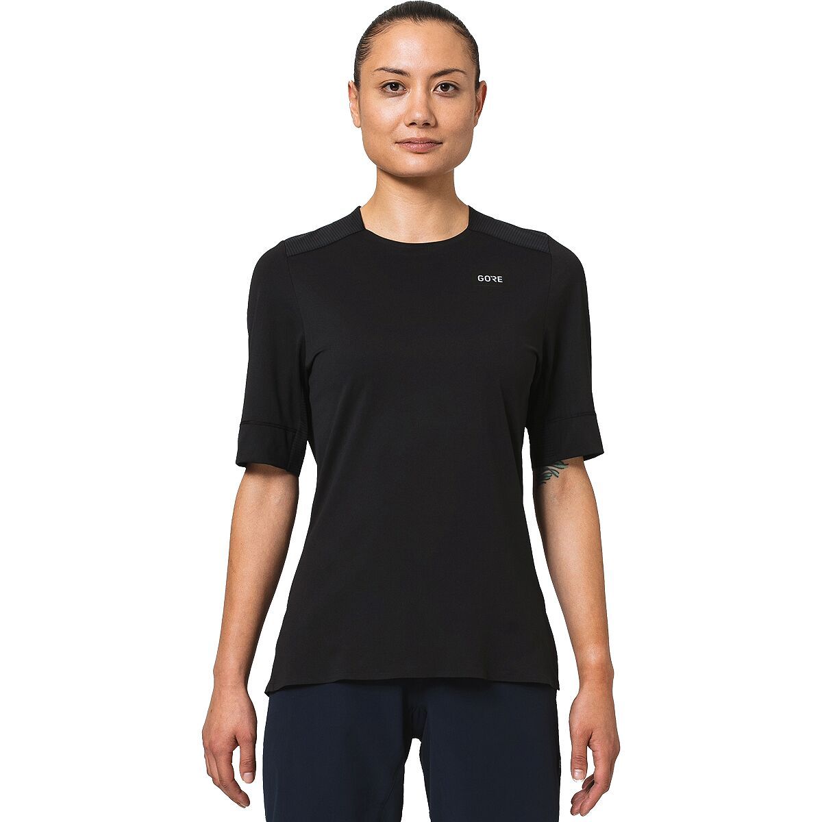 Image of GOREWEAR TrailKPR Tech Jersey - Women's Black, M/8-10