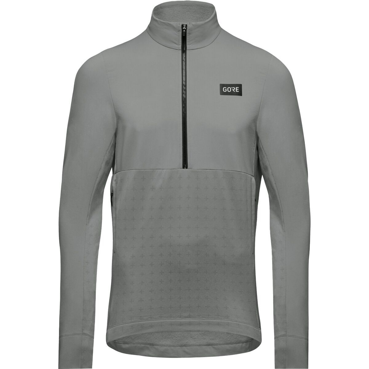 Image of GOREWEAR TrailKPR Hybrid 1/2-Zip Jacket - Men's Lab Gray, US S/EU M