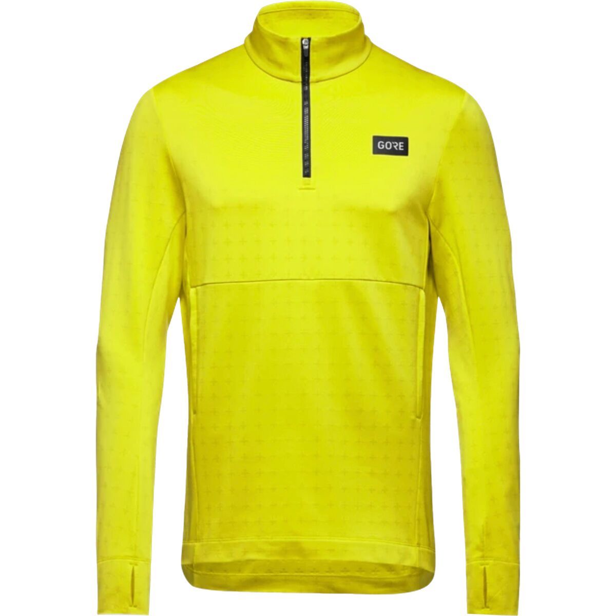 Image of GOREWEAR Everyday Thermo 1/4-Zip Top - Men's Neon Yellow, US L/EU XL