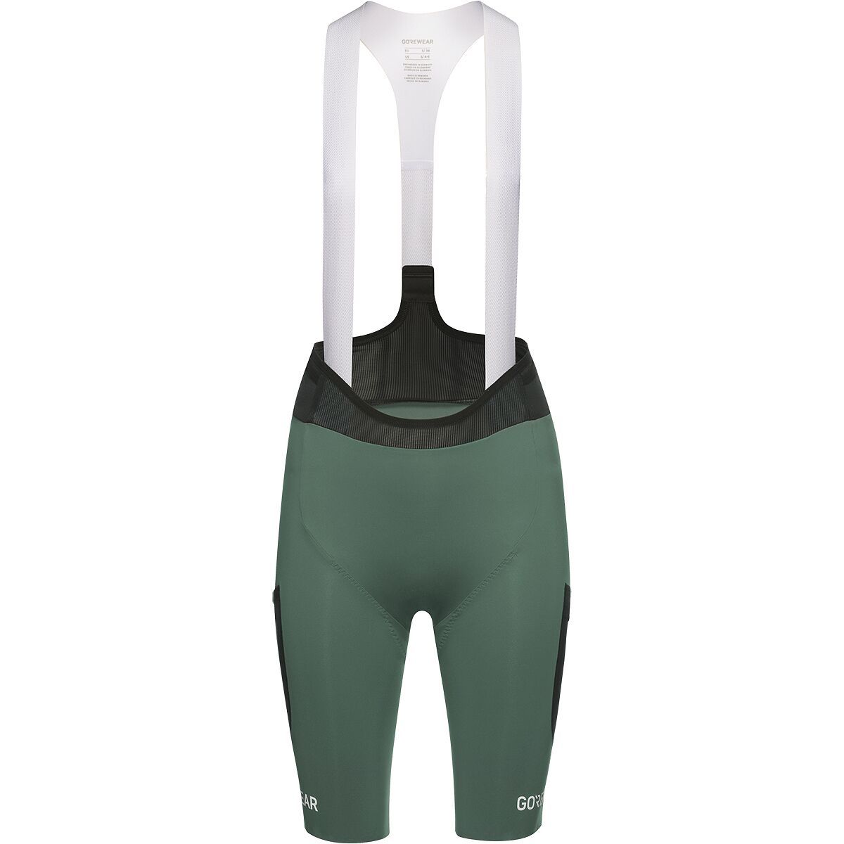 Image of GOREWEAR SPINSHIFT Cargo Bib Short+ - Women's Slate Green, XL/16-18