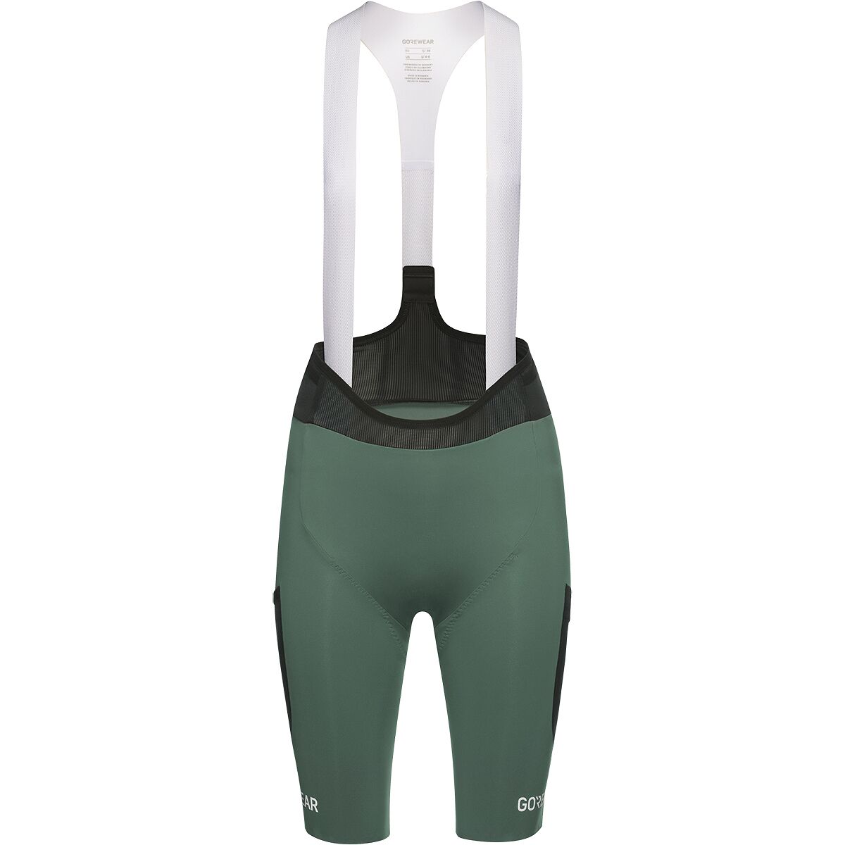 Image of GOREWEAR SPINSHIFT Cargo Bib Short+ - Women's Slate Green, S/4-6