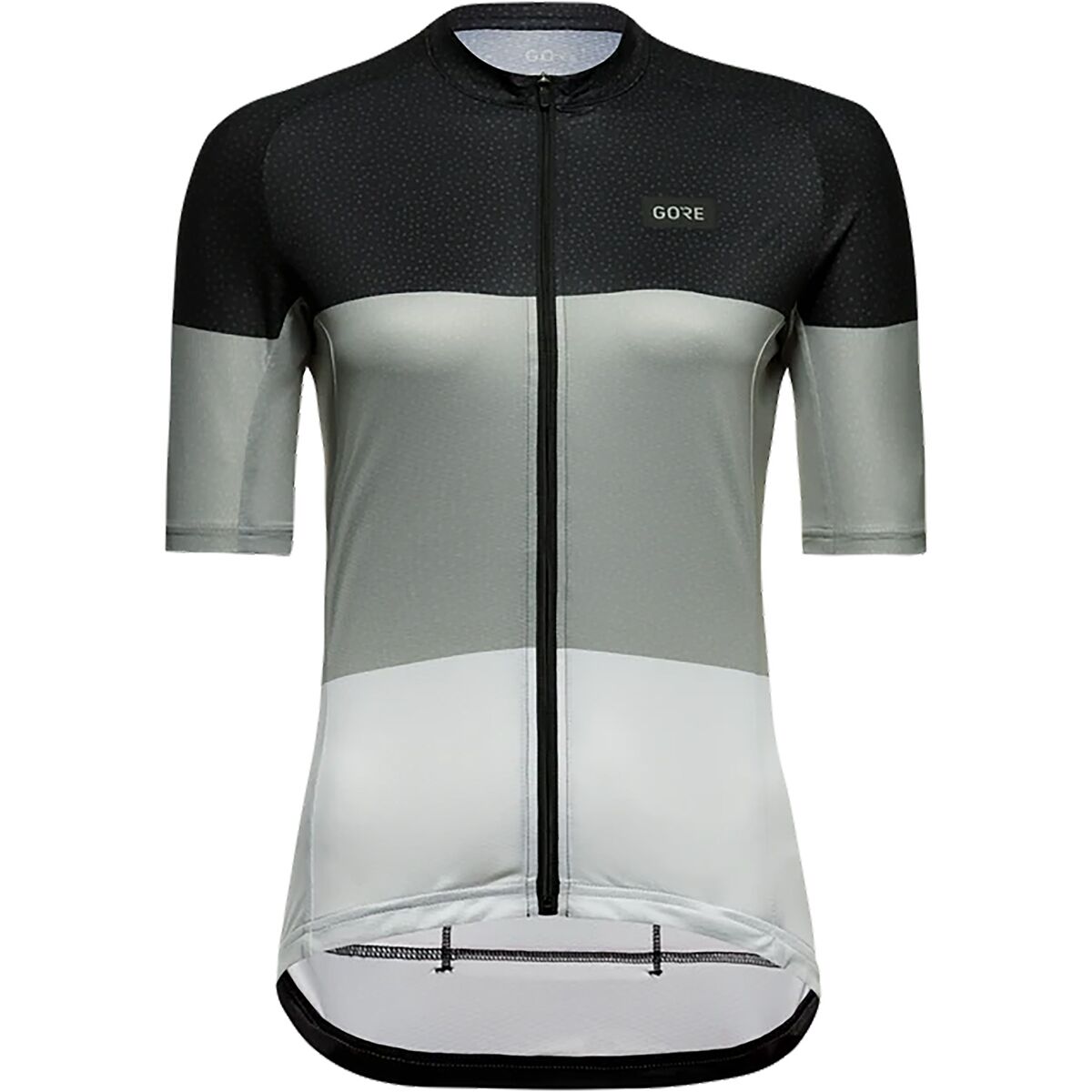 Image of GOREWEAR Spirit Stripes Jersey - Women's Black/Lab Grey, L/12-14