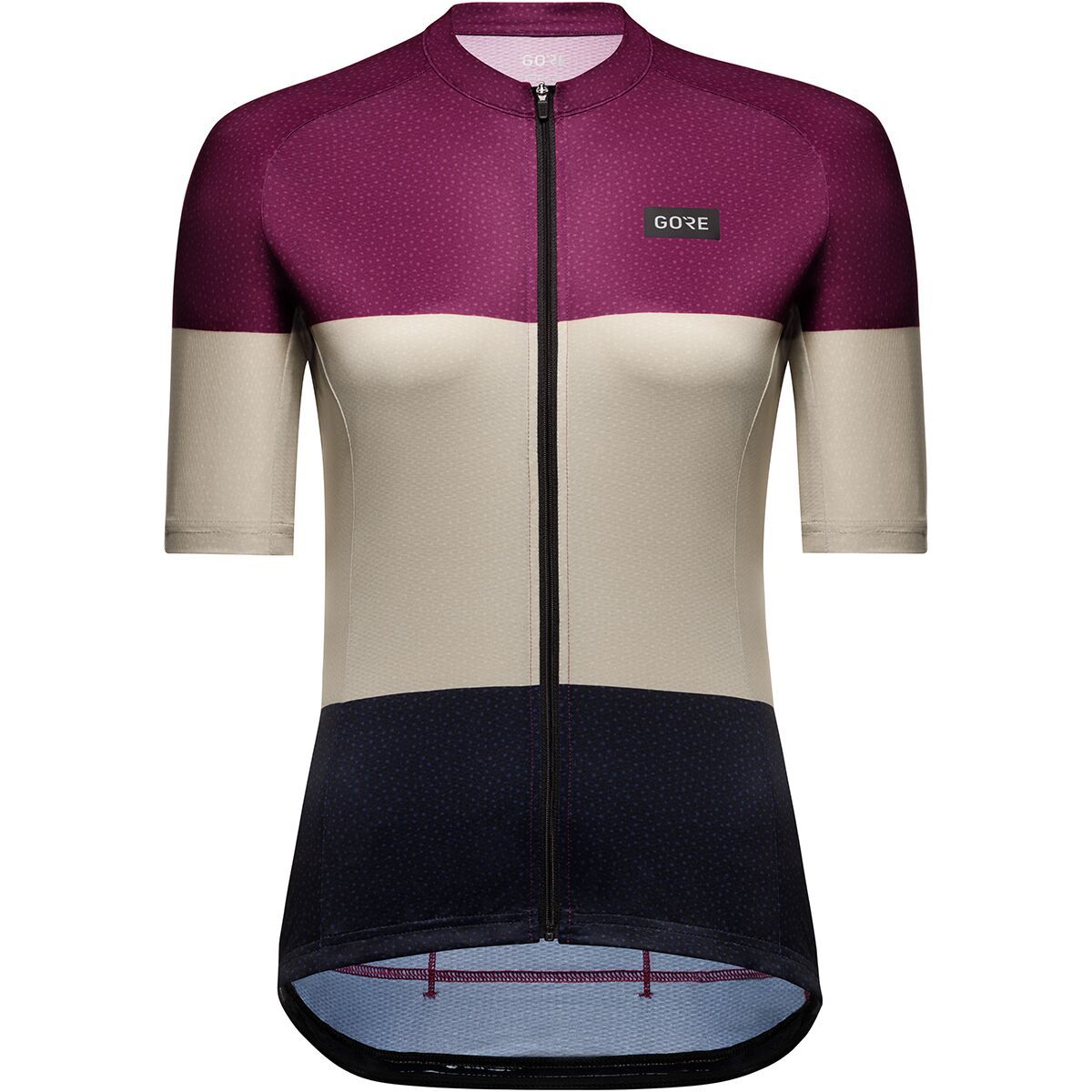Image of GOREWEAR Spirit Stripes Jersey - Women's Process Purple/Tech Beige, S/4-6