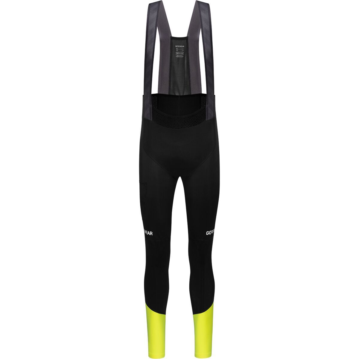 Image of GOREWEAR SPINSHIFT Thermo Bib Tights+ - Men's Black/Neon Yellow, L