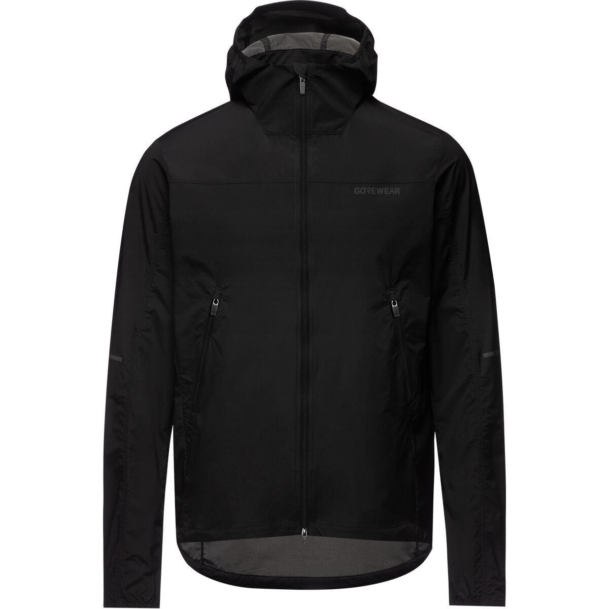 Image of GOREWEAR Fernflow Hooded Windbreaker - Men's Black, XL